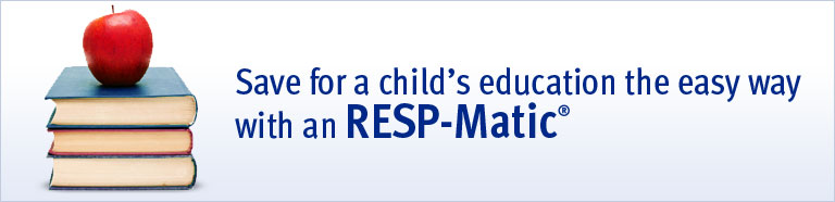Save for a child's education the easy way with an RESP-Matic®
