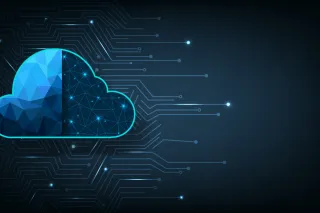 cyber vector illustration of data transmission