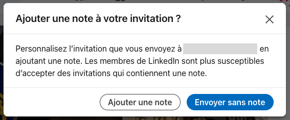 Linkedin connection request 