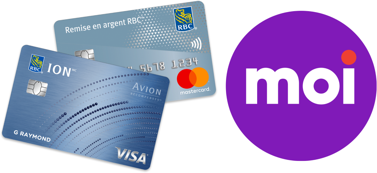 Visa RBC ION ou Remise en argent Mastercard RBC