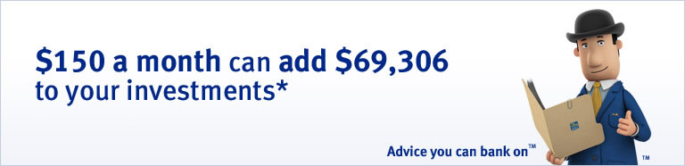 $150 a month can add $69,306 to your investments*