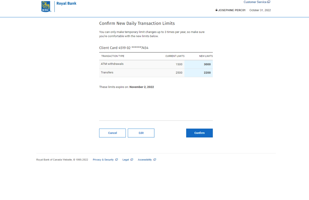 How to View and Change Your Daily Transaction Limits RBC Royal Bank